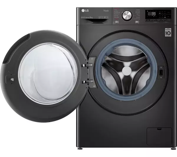 LG WM3998HBA 4.5 cu.ft. Front Load Washer & Dryer Combo.