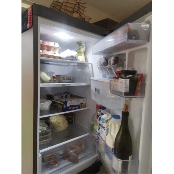 RB31FDRNDSA – freestanding – 308 litres – A+ – metallic fridge-freezer – fridge-freezers (freestanding, graphite, metallic, up-right, LED, glass, 308 litres) [Energy Class A+]