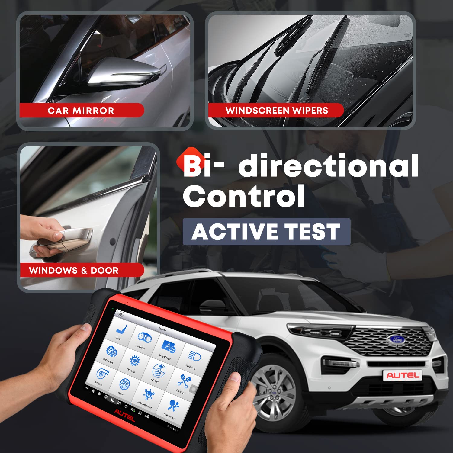 Autel Scanner MaxiCOM MK906BT Car Diagnostic Tool, [Bonus $60 MV108], Functions Same as MK906 Pro/ MS906 Pro, Advanced ECU Coding, Active Tests, VAG Guided, 36 Services, FCA Autoauth