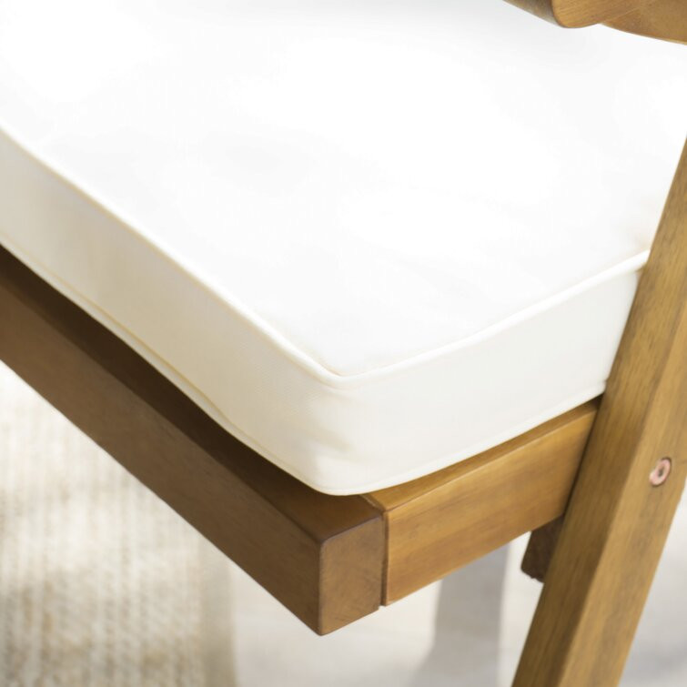 Rectangular 6 - Person 32.25'' Long Dining Set with Cushions