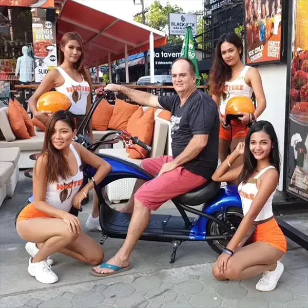 Electric car Prince car scooter wide tire lithium battery car big tire modified motorcycle