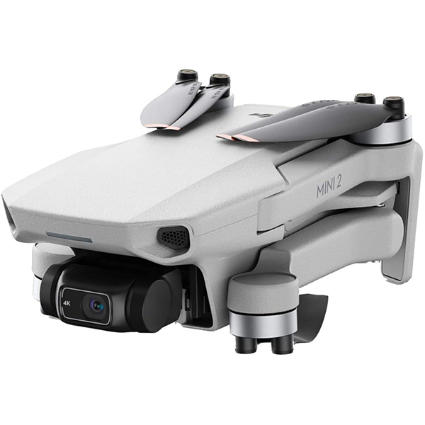 DJI Mini 2-Ultra-light foldable quadcopter drone, 3-axis gimbal, with 4K camera, 12 megapixel photos, 31 minutes flight time, OcuSync 2.0 10 km HD video transmission, QuickShots gray