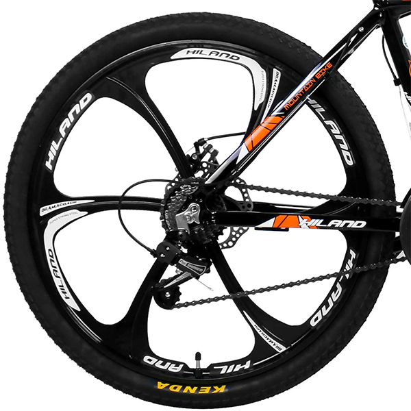 26 Inch Mountain Bike Aluminum 21 Speeds with 17 Inch Frame Disc-Brake 3/6-Spokes