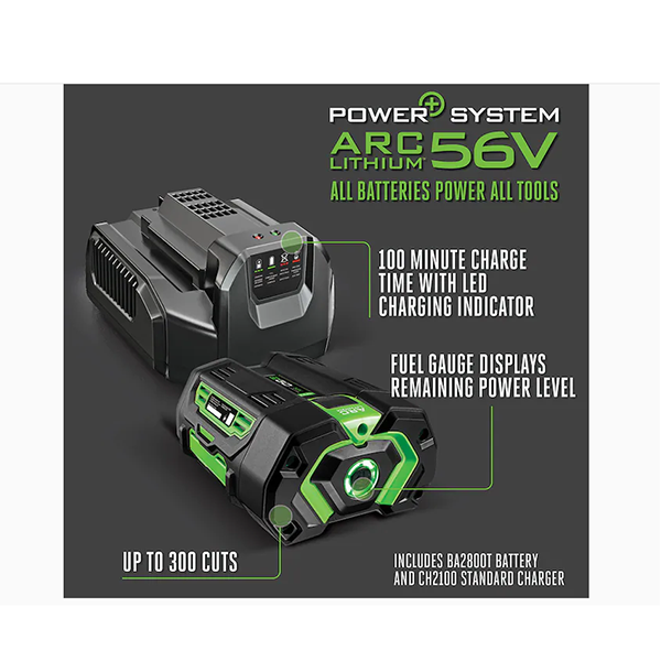 POWER+ 56-volt 18-in Brushless Cordless   Chainsaw 5 Ah (Battery and Charger Included)