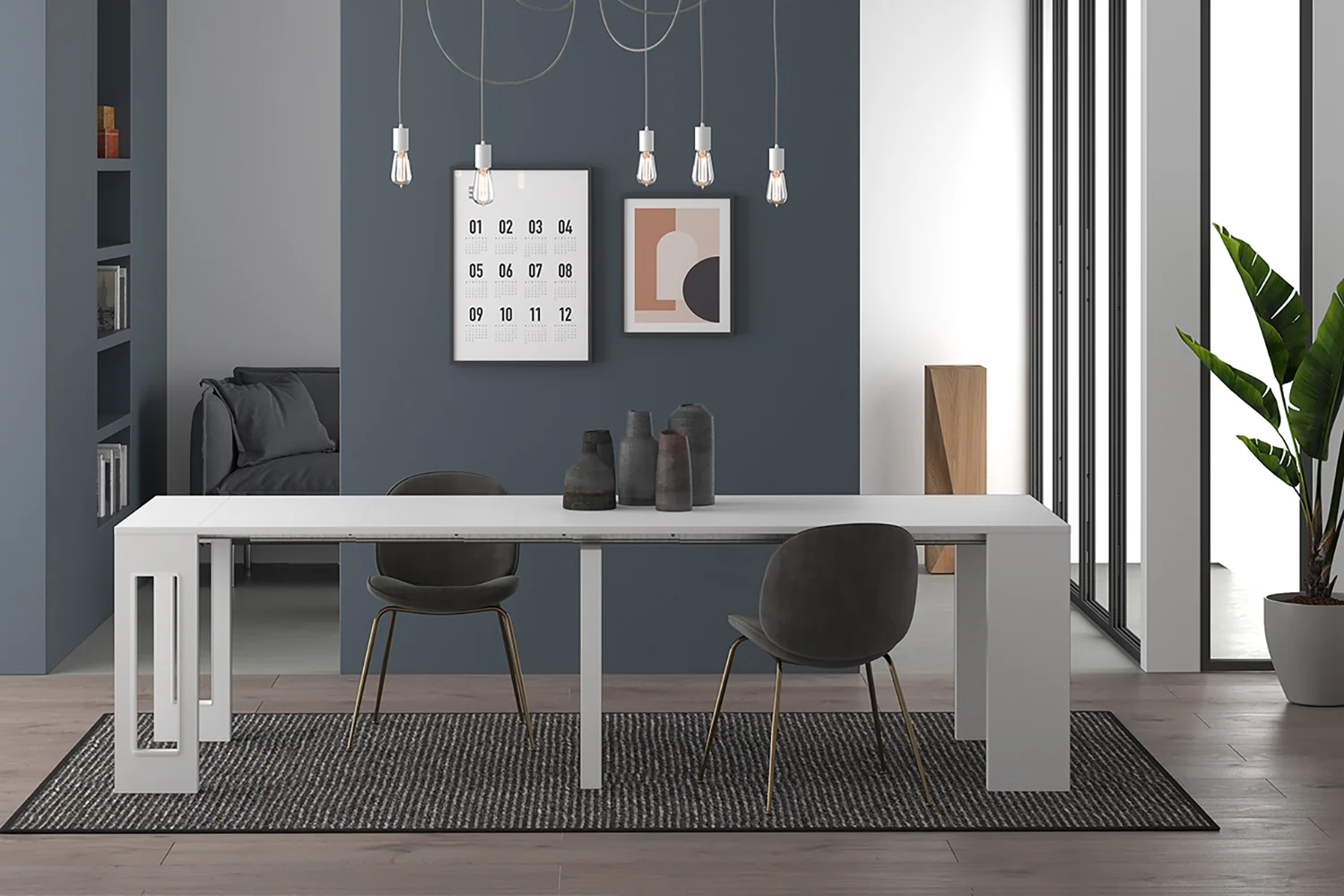 Sanaa Extendable Dining Table.