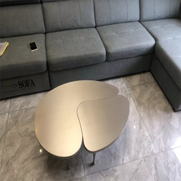 light luxury small apartment special-shaped coffee table