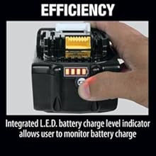 efficiency LED battery gauge