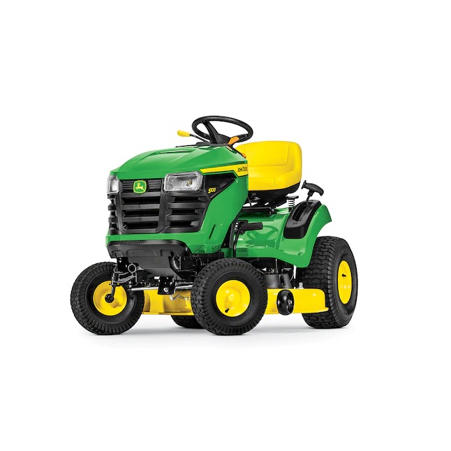 John Deere S100 17.5-HP Side By Side Hydrostatic 42-in Riding Lawn Mower with Mulching Capability