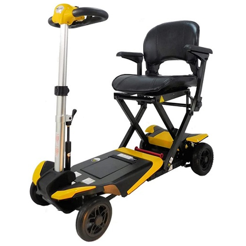 SOLAX  4-Wheel Remote Control Folding Mobility Scooter-2022