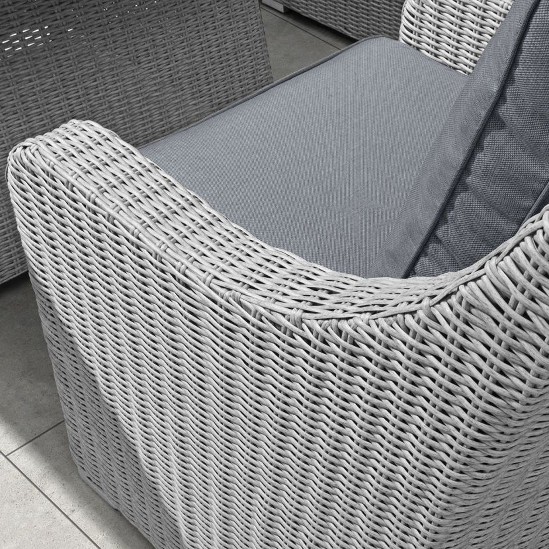 Harper Casual Dining Corner Sofa Set with Firepit Table