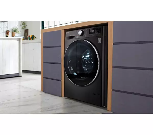 LG WM3998HBA 4.5 cu.ft. Front Load Washer & Dryer Combo.