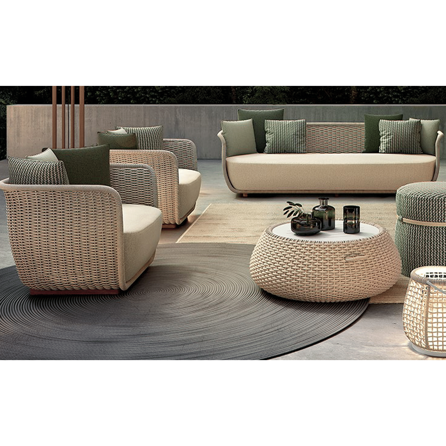 Small Apartment Outdoor Garden Sofas Waterproof Courtyard Hotel Lounge Chairs Sunscreen Villa Living Room Furniture Leisure Sofa