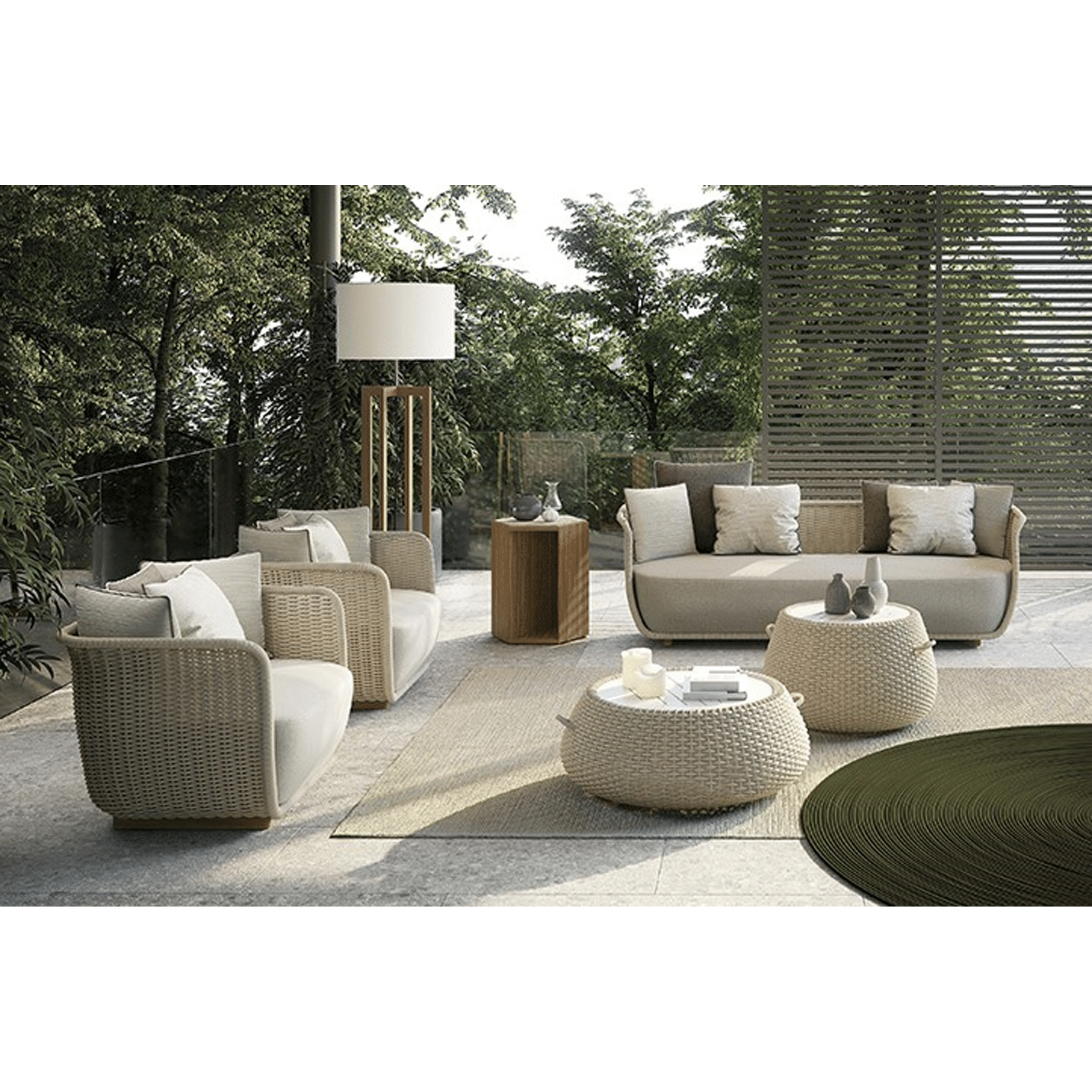 Small Apartment Outdoor Garden Sofas Waterproof Courtyard Hotel Lounge Chairs Sunscreen Villa Living Room Furniture Leisure Sofa