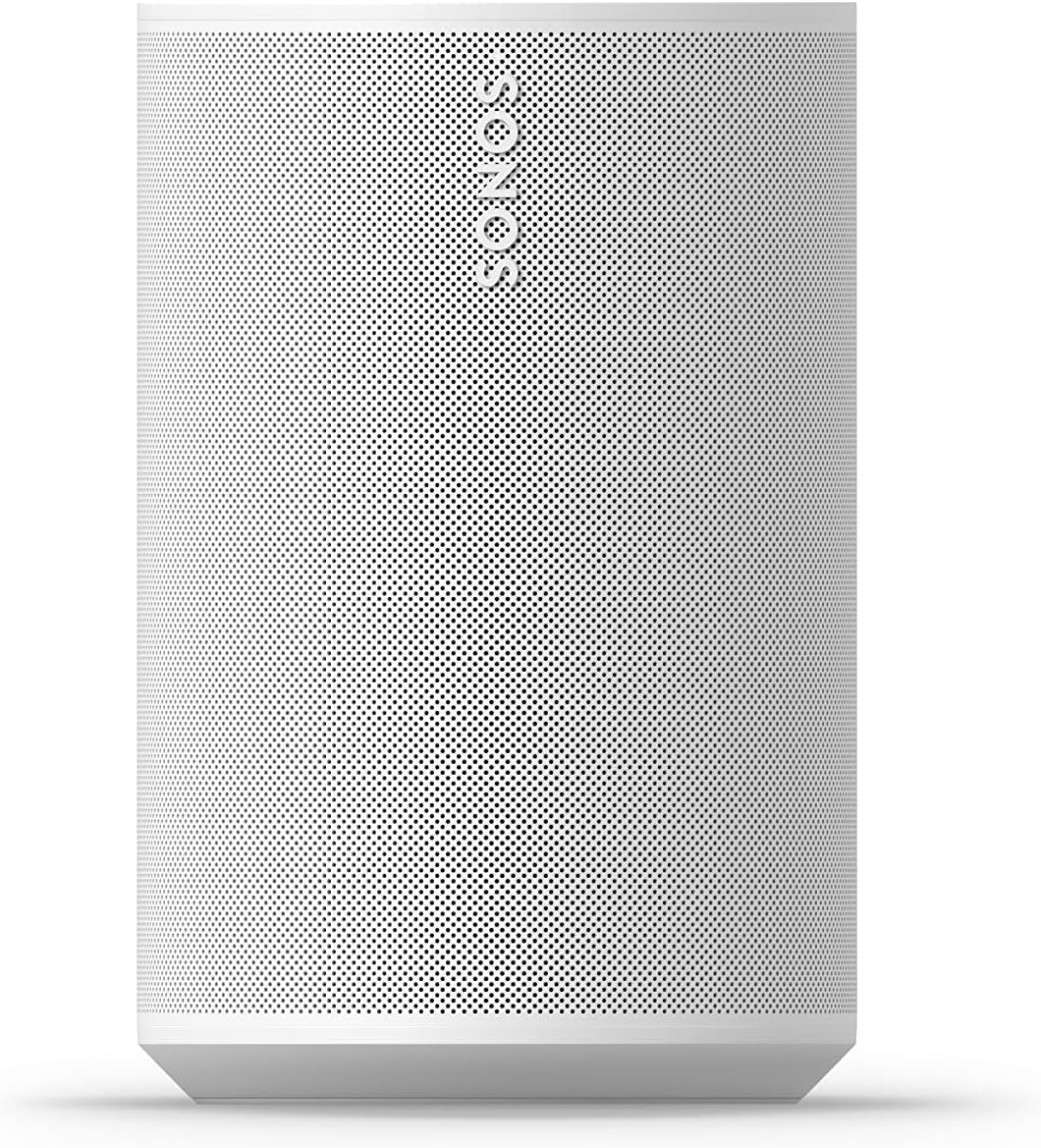 Sonos Era 100 | Smart Speaker with Wi-Fi, Bluetooth, and Amazon Alexa - White
