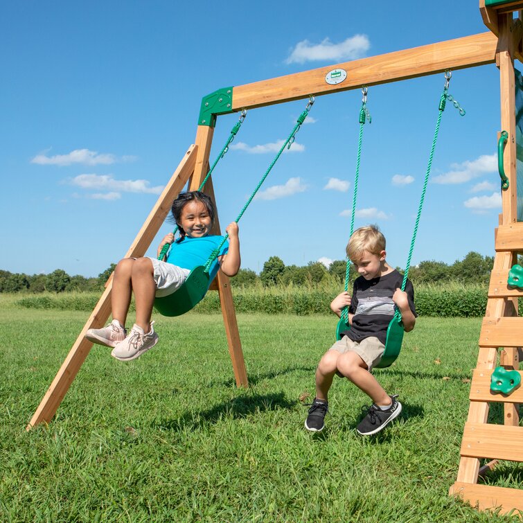 Buckley Hill All Cedar Swing Set