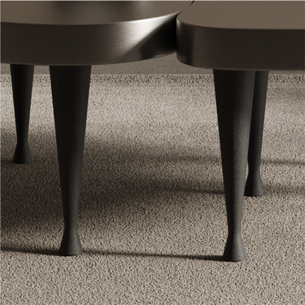 light luxury small apartment special-shaped coffee table