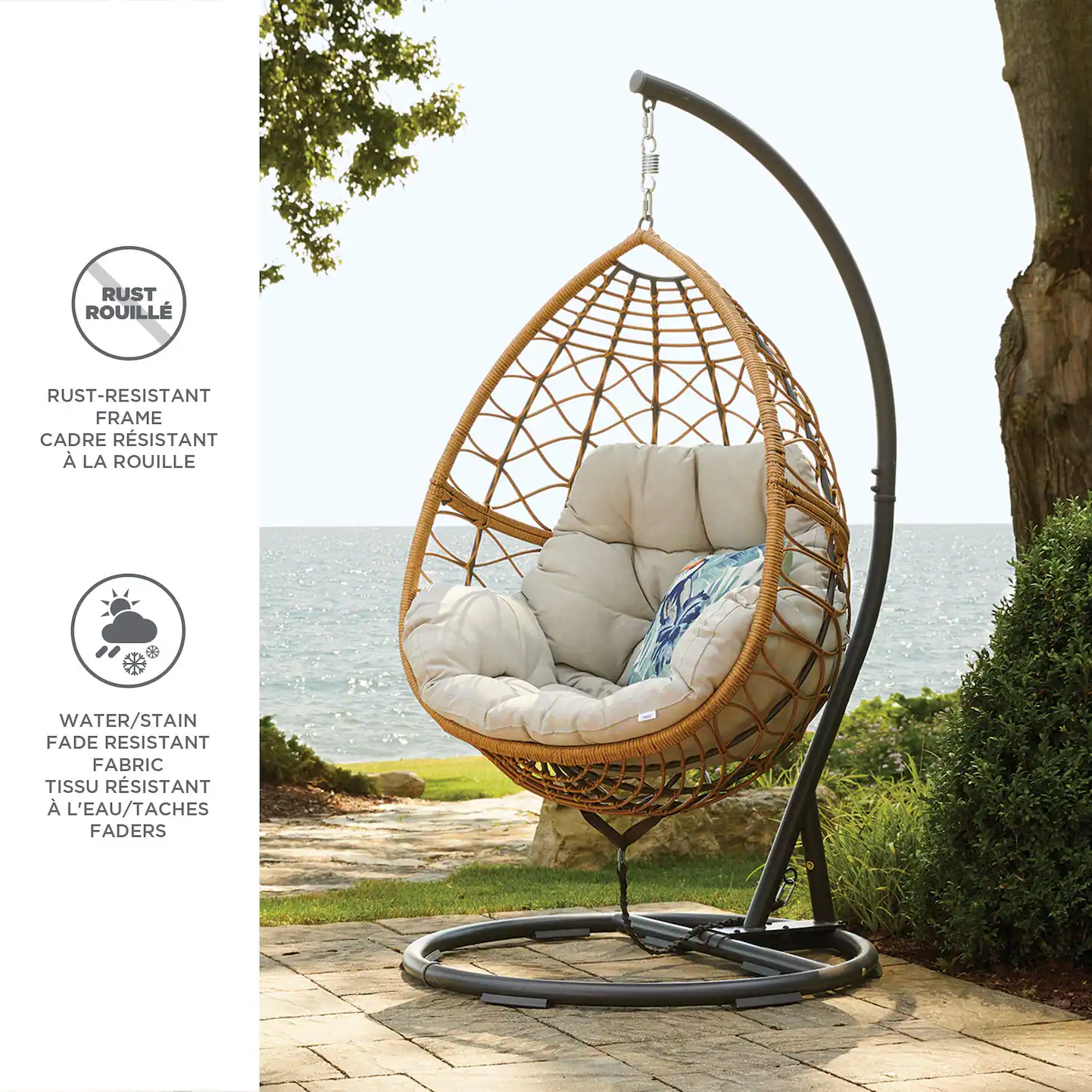 CANVAS Sydney - Individual garden egg swing with stand