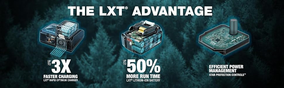 the;LXT;advantage;faster;charging;run;time;effecient;power;management
