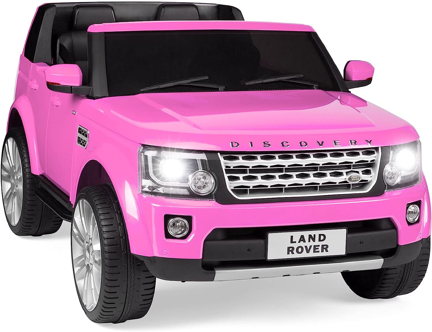Products 12V 3.7 MPH 2-Seater Licensed Land Rover Ride On Car Toy wParent Remote Control.