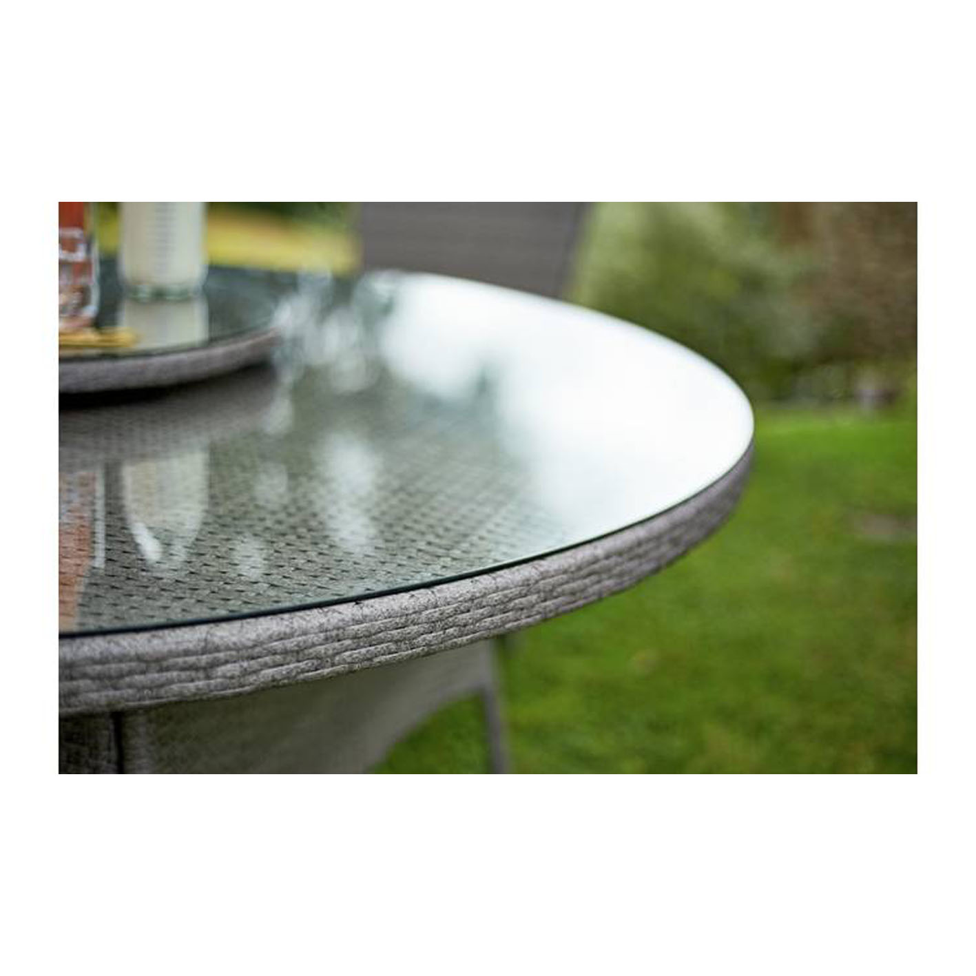 Argos Home Seychelles 6 Seater Rattan Effect Patio Set -Grey