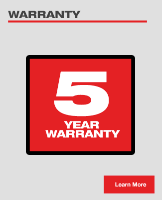 5 Year Warranty