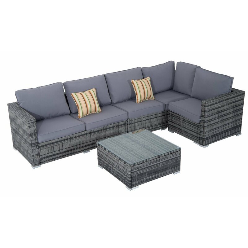 5 - Person Seating Group with Cushions