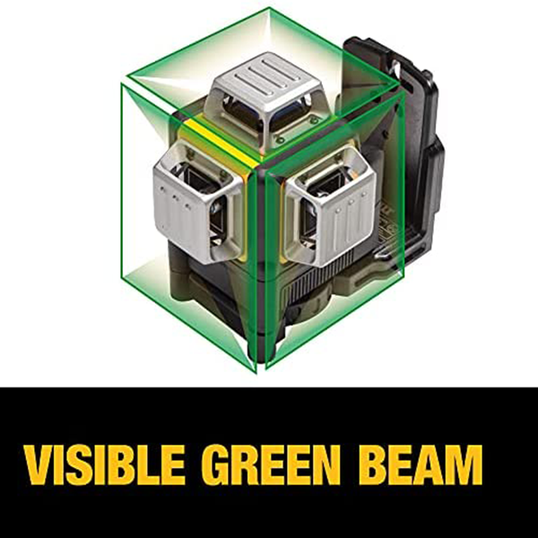 DW089LG 12V 3 x 360 Green Beam Battery with DW0881T Laser Tripod