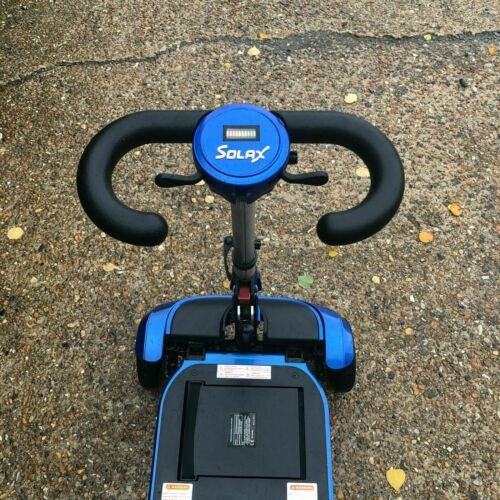 SOLAX GENIE BLUE Manual Folding Mobility Boot Scooter