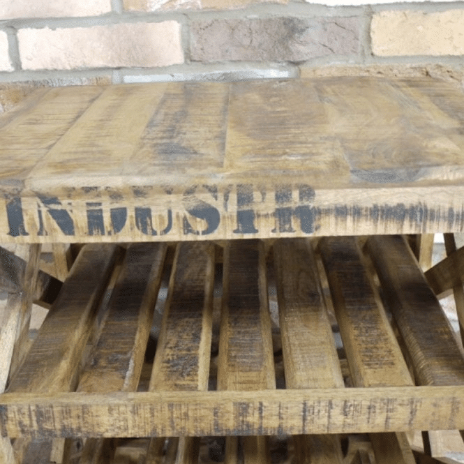 Industrial Crate Wine Trolley