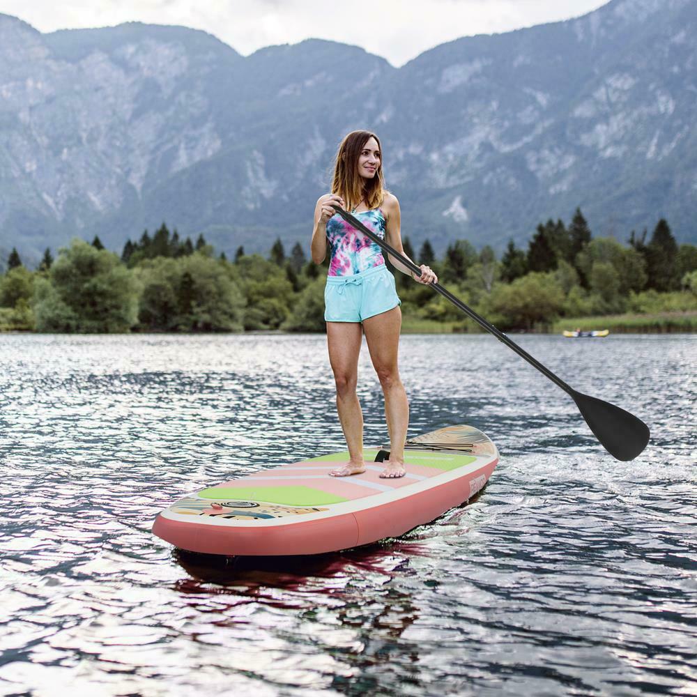 New 10.5Ft Stand Up Paddle Board SUP Surfboard+Bag+Leash+Paddle+Fin+Pump+Kit