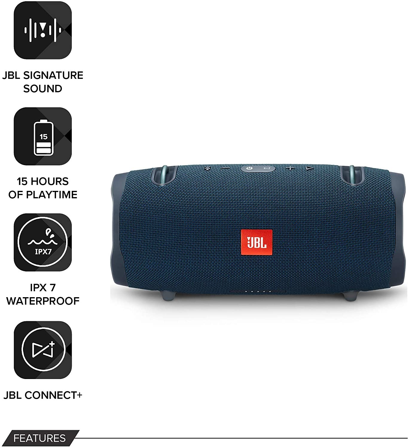JBL Xtreme 2, Waterproof Portable Bluetooth Speaker,