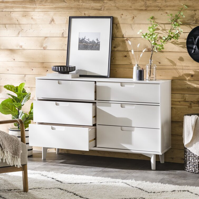 Helmick 6 Drawer 52'' W Double Dresser