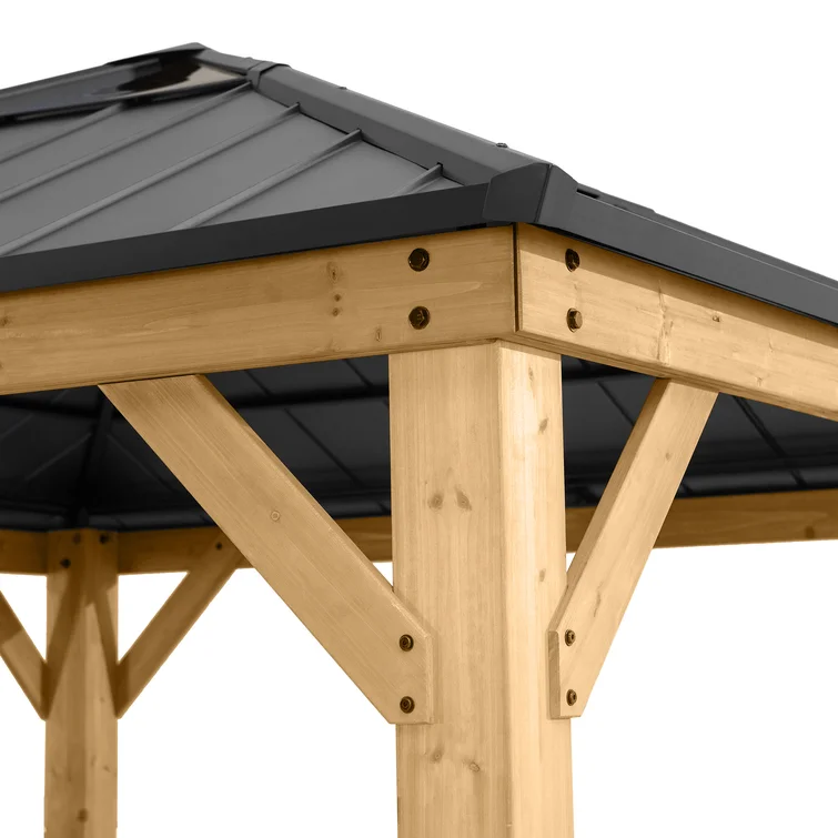 Dewhitt Solid Wood Patio Gazebo