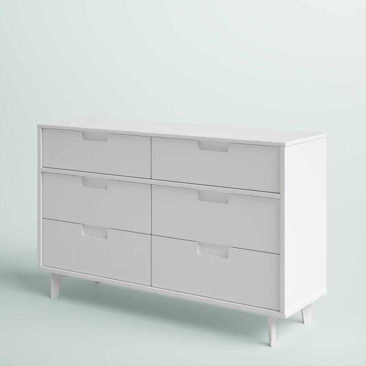 Helmick 6 Drawer 52'' W Double Dresser