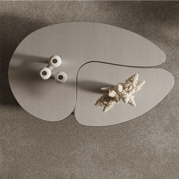 light luxury small apartment special-shaped coffee table