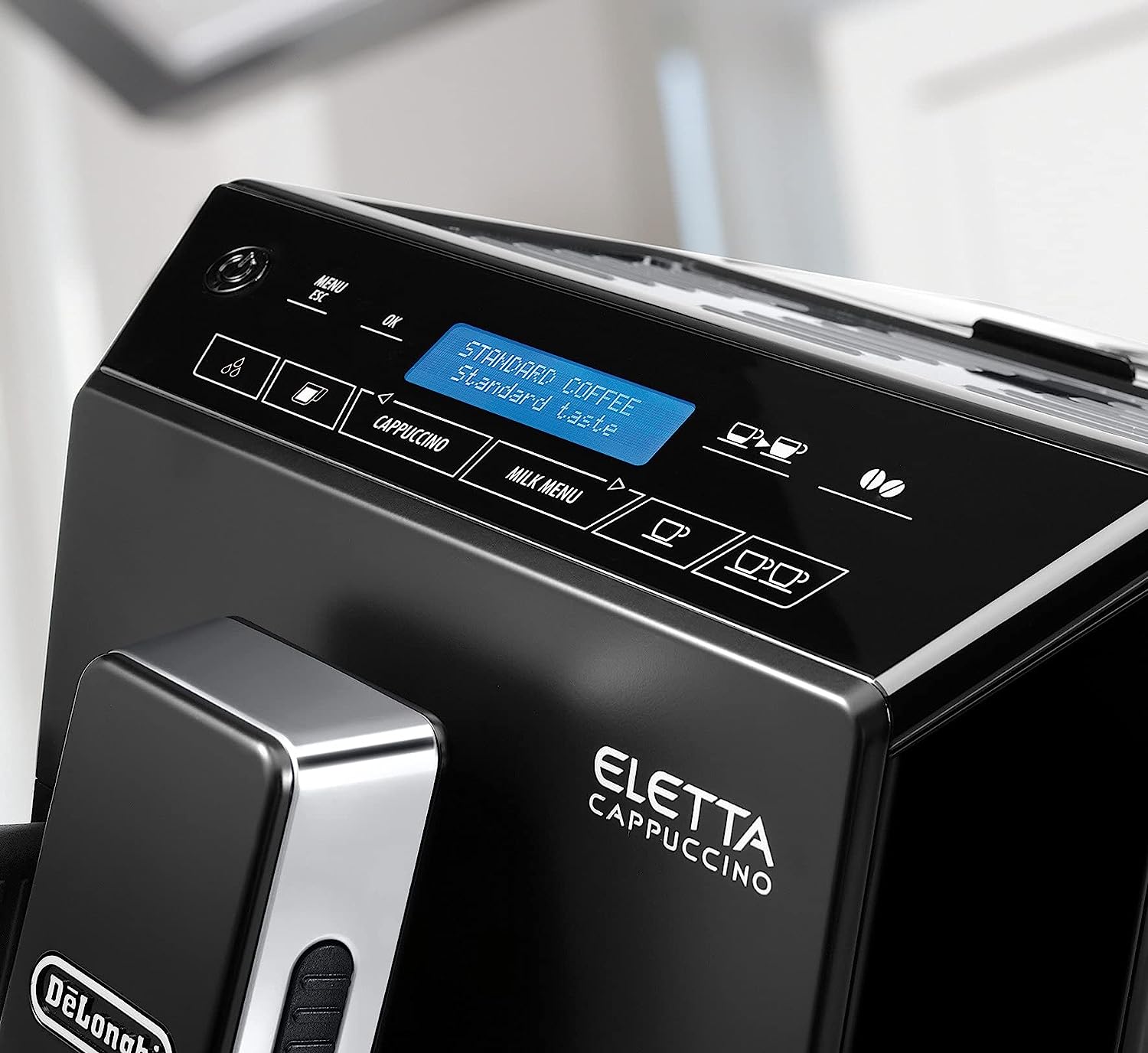 De'Longhi Eletta, Fully Automatic Bean to Cup Coffee Machine, Cappuccino and Espresso Maker, ECAM 44.660.B, 2 liters