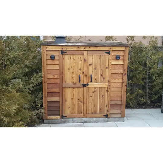 Grand Garden Chalet 6 ft. W x 3 ft. D Solid Wood Tool Shed