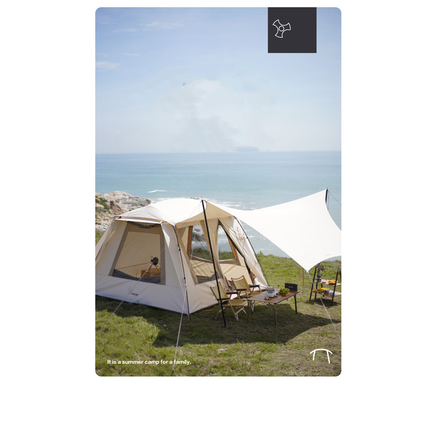 Vidalido Party Outdoor Exquisite Vintage TC Cotton Luxury American Bow 4 5 6 8 Person Car SUV Self Driving Family Camping Tent