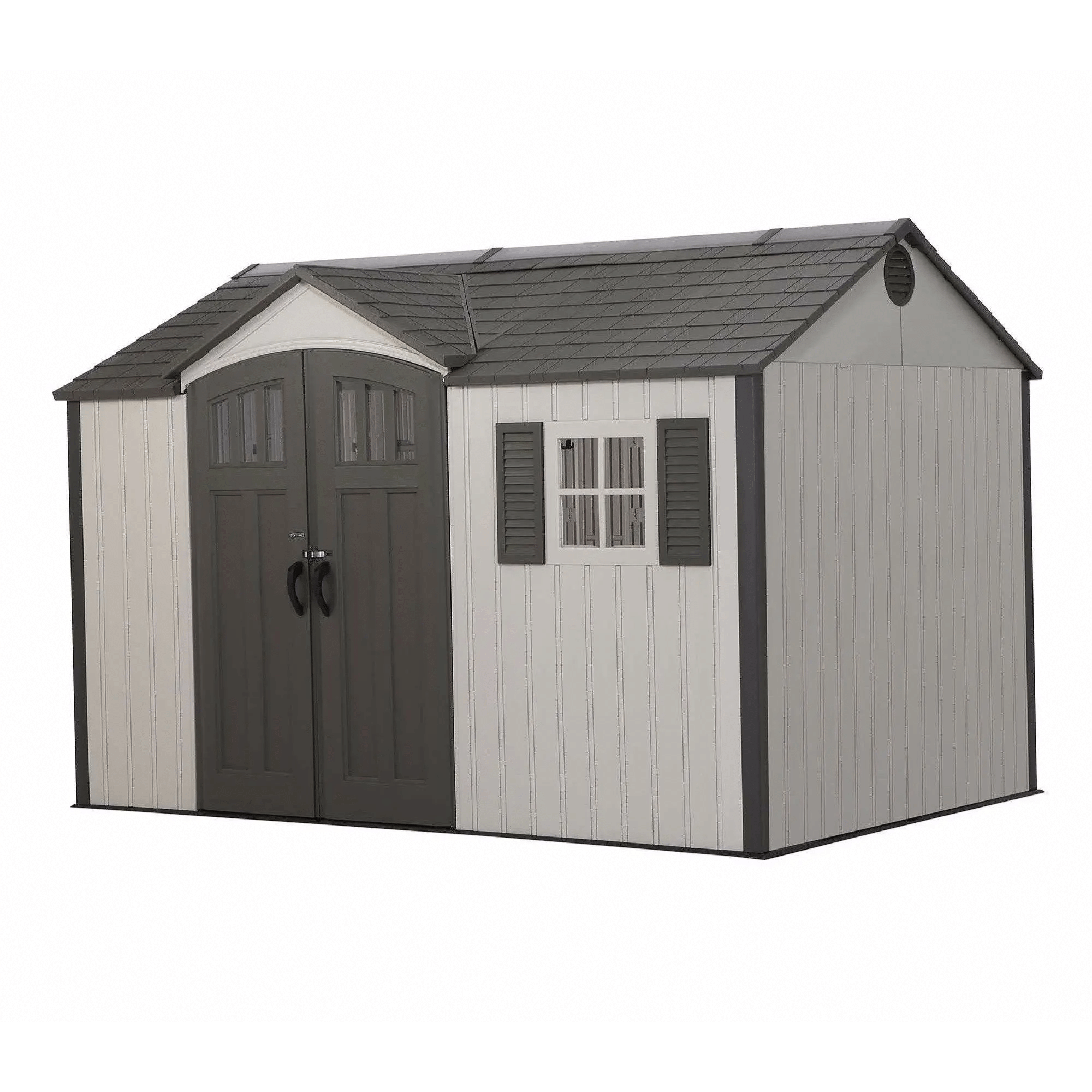LIFETIME Storage Shed 60223 12.5 x 8 Ft. Garden Building