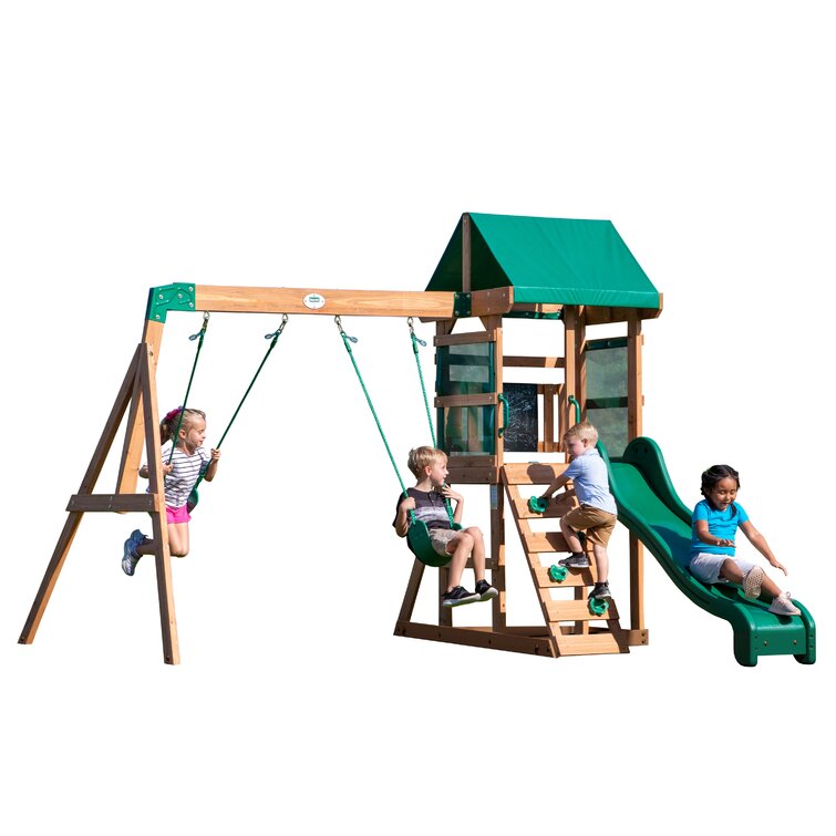 Buckley Hill All Cedar Swing Set