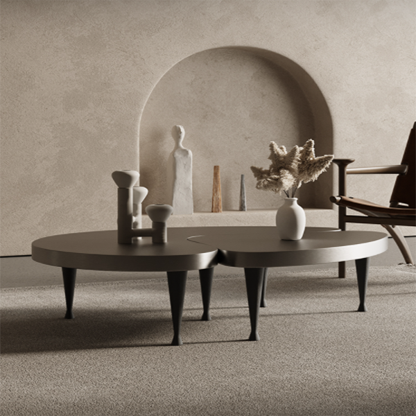 light luxury small apartment special-shaped coffee table