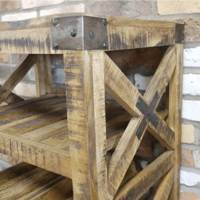 Industrial Crate Wine Trolley