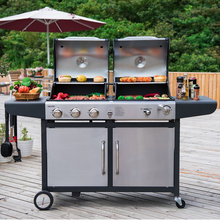 Royal Gourmet 3 - Burner 25500 BTU Gas Grill