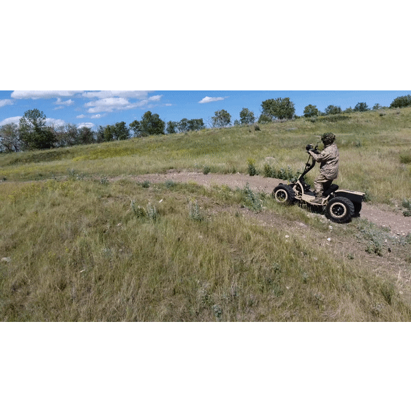 Four-wheel off-road scooter