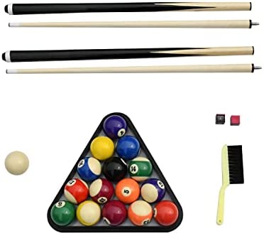 Hathaway Fairmont Portable 6-Ft Pool Table for Families with Easy Folding for Storage, Includes Balls, Cues, Chalk