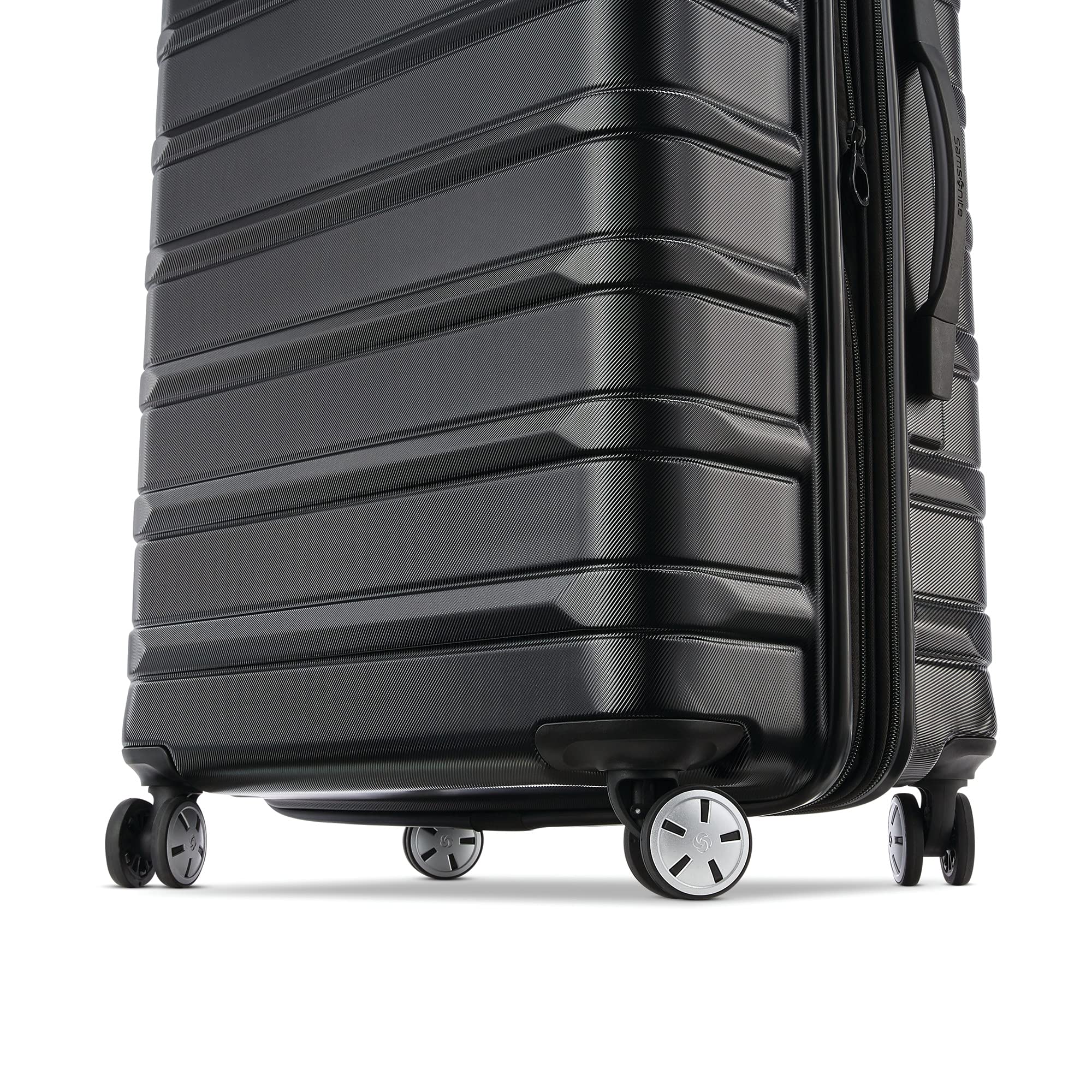 Samsonite Omni 2 Hardside Expandable Luggage with Spinner Wheels, Midnight Black, Carry-On 20-Inch Carry-On 20-Inch Midnight Black