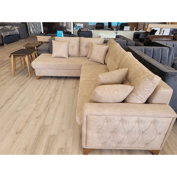 L-shaped recliner living room sofa