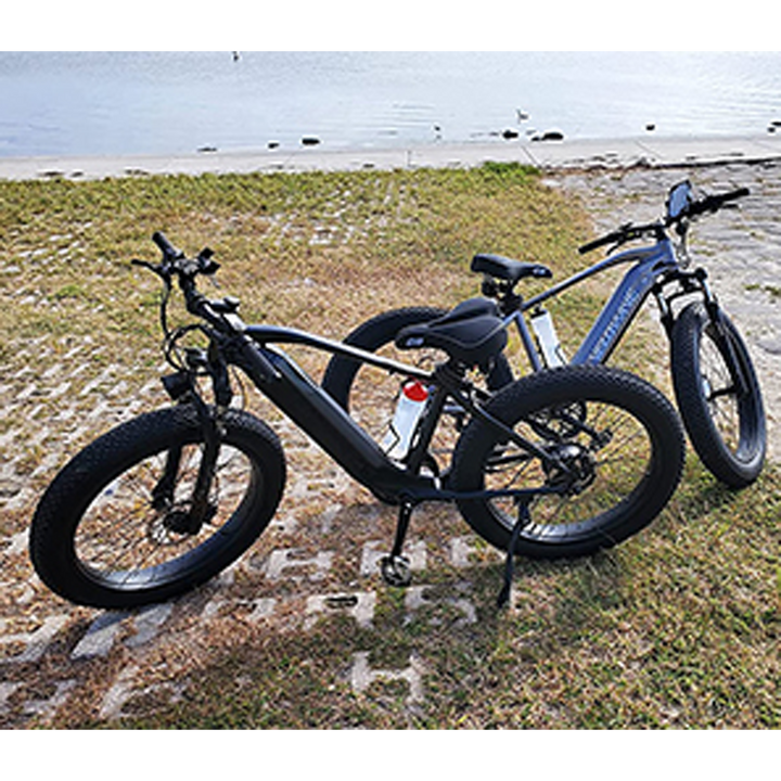 Electric Bike Adults 750W BAFANG Motor 48V 15Ah Removable Larger Battery 26'' Fat Tire Ebike 28MPH Snow Beach Mountain E-Bike Shimano 7-Speed UL Certified