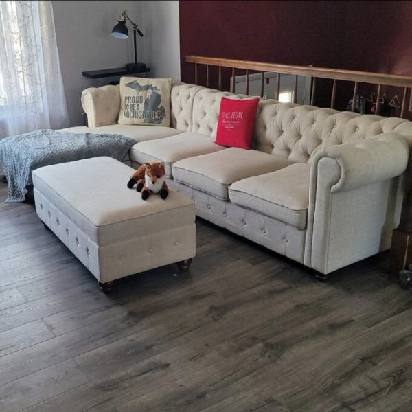 112′′ Wide Left Hand Facing Sofa & Chaise