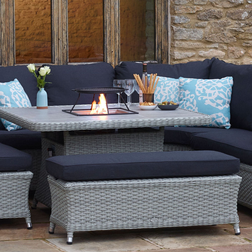 Bramblecrest Chatsworth Square Modular Fire Pit Set